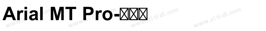 Arial MT Pro字体转换